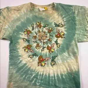 Yogi Bear Tie-Dye T-Shirt - Green